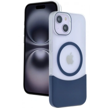 Apple iPhone 15 Velar Magsafe Kapak - Lacivert