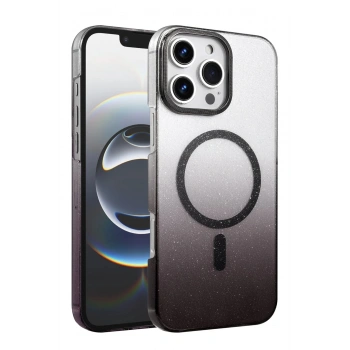 Apple iPhone 16 Pro Glossy Magsafe Kapak - Siyah
