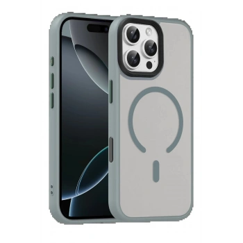 Apple iPhone 16 Pro Max Megane Magsafe Kapak - Titan Gri