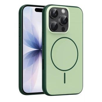 Apple iPhone 16 Pro Max Neva Magsafe Kapak - Koyu Yeşil