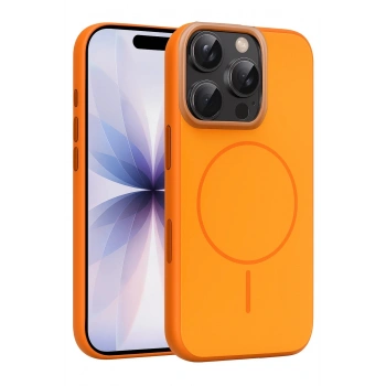 Apple iPhone 16 Pro Max Neva Magsafe Kapak - Turuncu
