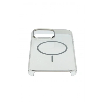 Apple iPhone 16 Pro Max PC Blank Magsafe Kapak - Natural Grey