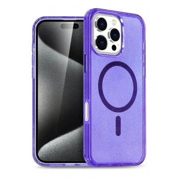 Apple iPhone 16 Pro Max Star Magsafe Kapak - Mor