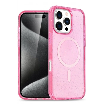 Apple iPhone 16 Pro Max Star Magsafe Kapak - Pembe