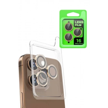 Apple iPhone 16 Pro Raze Metal Kamera Lens - Desert