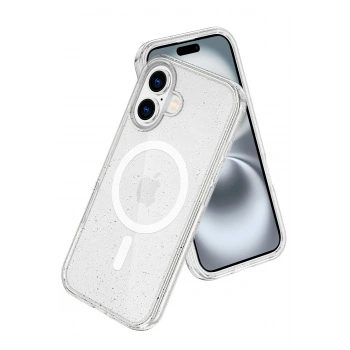 Apple iPhone 16 Star Magsafe Kapak - Şeffaf