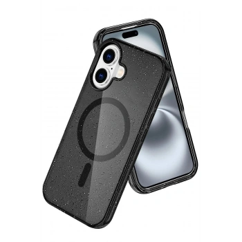 Apple iPhone 16 Star Magsafe Kapak - Siyah