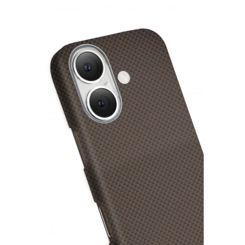 Apple iPhone 16 Volt Magsafe Kapak - Kahverengi