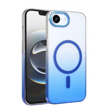Apple iPhone 16E Glossy Magsafe Kapak - Mavi