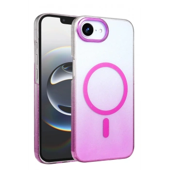 Apple iPhone 16E Glossy Magsafe Kapak - Mor