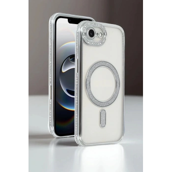 Apple iPhone 16E Joke Simli Magneticsafe Kılıf - Pembe