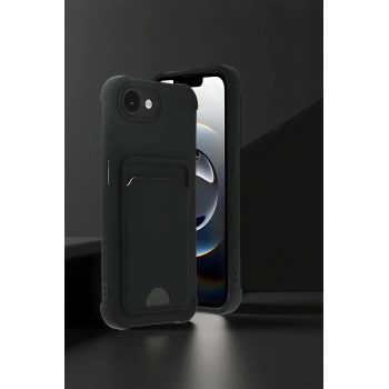 Apple iPhone 16E Kelvin Kartvizitli Silikon - Lacivert