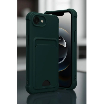 Apple iPhone 16E Kelvin Kartvizitli Silikon - Lila