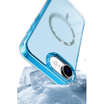 Apple iPhone 16E Live Diamond Magsafe Kapak - Yeşil