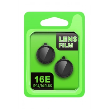 Apple iPhone 16E Raze Metal Kamera Lens - Siyah