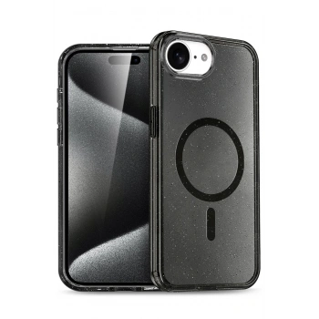 Apple iPhone 16E Star Magsafe Kapak - Siyah
