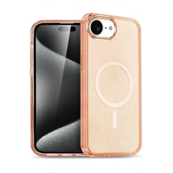 Apple iPhone 16E Star Magsafe Kapak - Turuncu