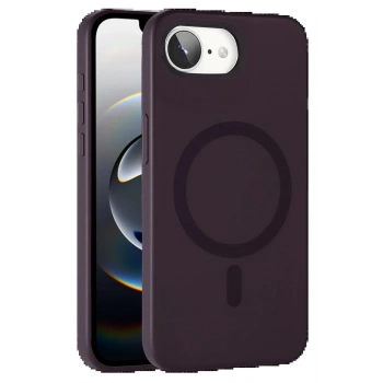 Apple iPhone 16E Tuna PC Slim Magsafe Kapak - Derin Mor