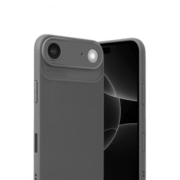 Apple iPhone 17 Air Auto Focus Karbon Kapak - Gri