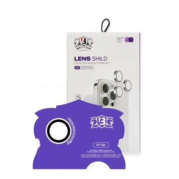 Apple iPhone 17 Air Bilvis Titan Kamera Lens - Gümüş