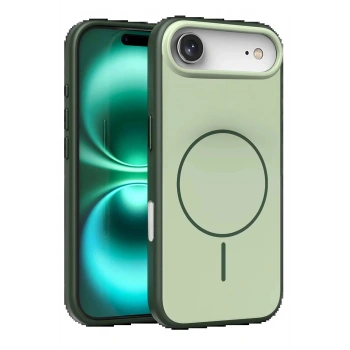 Apple iPhone 17 Air Neva Magsafe Kapak - Koyu Yeşil