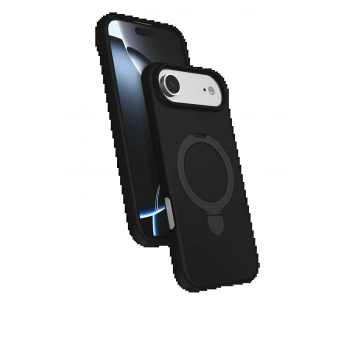 Apple iPhone 17 Air Regal Magsafe Standlı Kapak - Siyah