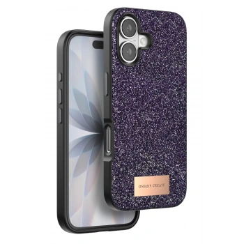 Apple iPhone 17 Bright Simli Kapak - Derin Mor