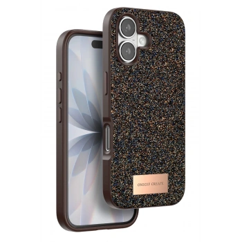 Apple iPhone 17 Bright Simli Kapak - Gold