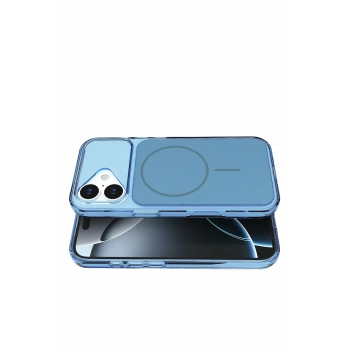 Apple iPhone 17 Bruma Magsafe Kapak - Mavi