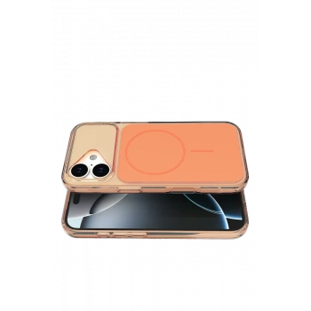 Apple iPhone 17 Bruma Magsafe Kapak - Turuncu