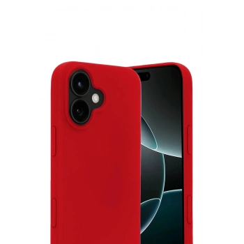 Apple iPhone 17 First Silikon - Kırmızı