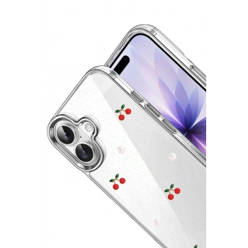 Apple iPhone 17 Fiyonk Desenli Kapak - Desen 9