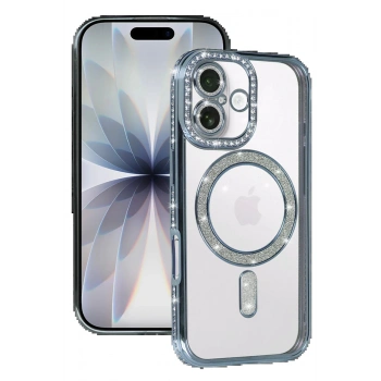 Apple iPhone 17 Joke Simli Magneticsafe Kılıf - Mavi