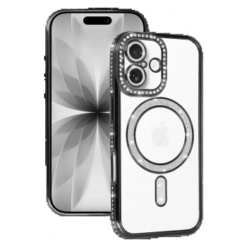 Apple iPhone 17 Joke Simli Magneticsafe Kılıf - Siyah