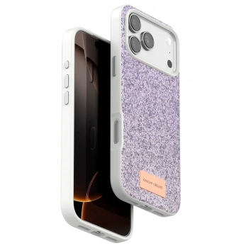 Apple iPhone 17 Pro Bright Simli Kapak - Lila