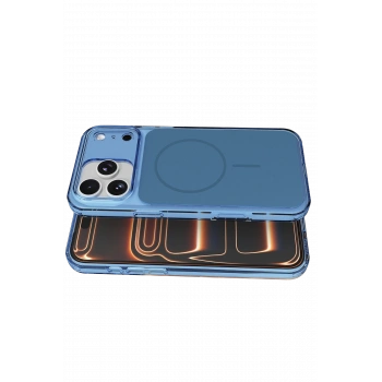 Apple iPhone 17 Pro Bruma Magsafe Kapak - Mavi