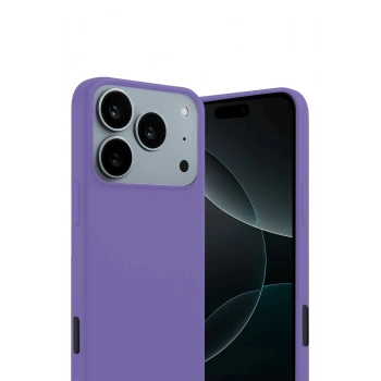 Apple iPhone 17 Pro First Silikon - Lila