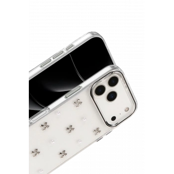 Apple iPhone 17 Pro Fiyonk Desenli Kapak - Desen 8