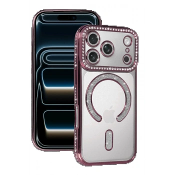 Apple iPhone 17 Pro Joke Simli Magneticsafe Kılıf - Pembe