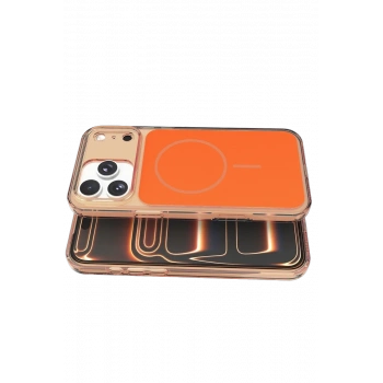 Apple iPhone 17 Pro Max Bruma Magsafe Kapak - Turuncu