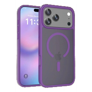 Apple iPhone 17 Pro Max Jota Magsafe Kapak - Derin Mor