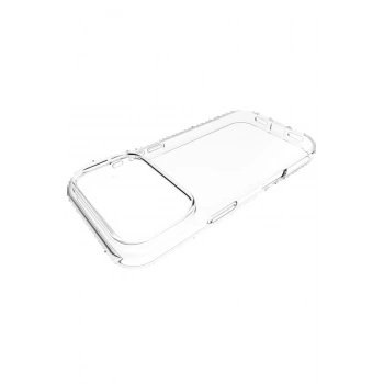 Apple iPhone 17 Pro Max Lüx Şeffaf Silikon - Şeffaf