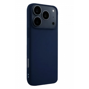 Apple iPhone 17 Pro Max Nano içi Kadife Silikon - Lacivert