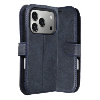 Apple iPhone 17 Pro Max Trend S Plus Kapaklı Kılıf - Lacivert