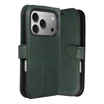 Apple iPhone 17 Pro Max Trend S Plus Kapaklı Kılıf - Yeşil