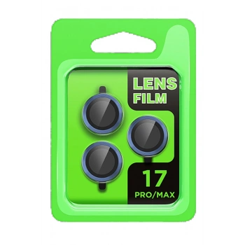 Apple iPhone 17 Pro Raze Metal Kamera Lens - Koyu Mavi