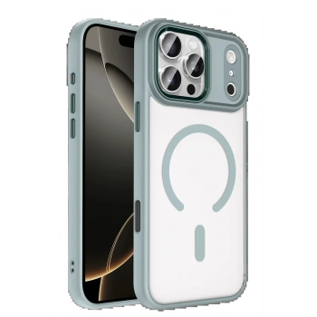 Apple iPhone 17 Pro Terea Magsafe Kapak - Gri