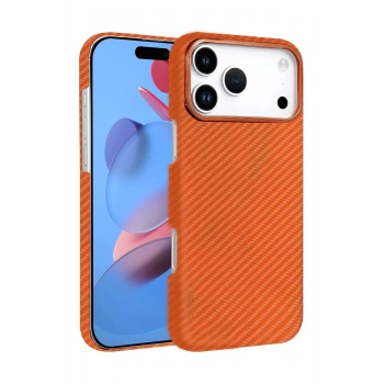 Apple iPhone 17 Pro Vega Magsafe Kapak - Turuncu