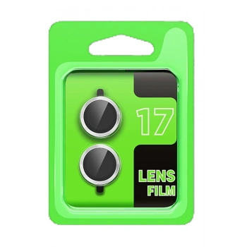 Apple iPhone 17 Raze Metal Kamera Lens - Gümüş