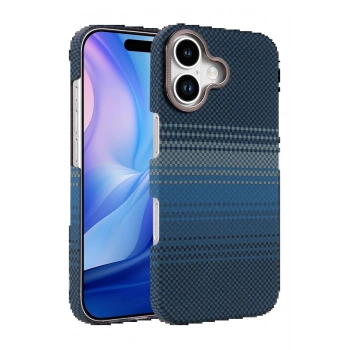 Apple iPhone 17 Vega Magsafe Kapak - Mavi